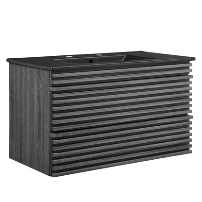 Modway, Render 36" Wall-Mount Bathroom Vanity