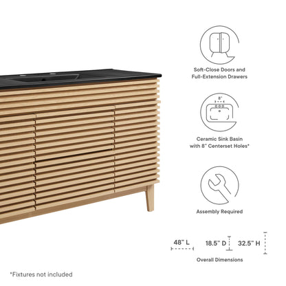 Modway, Render 48" Single Sink Bathroom Vanity