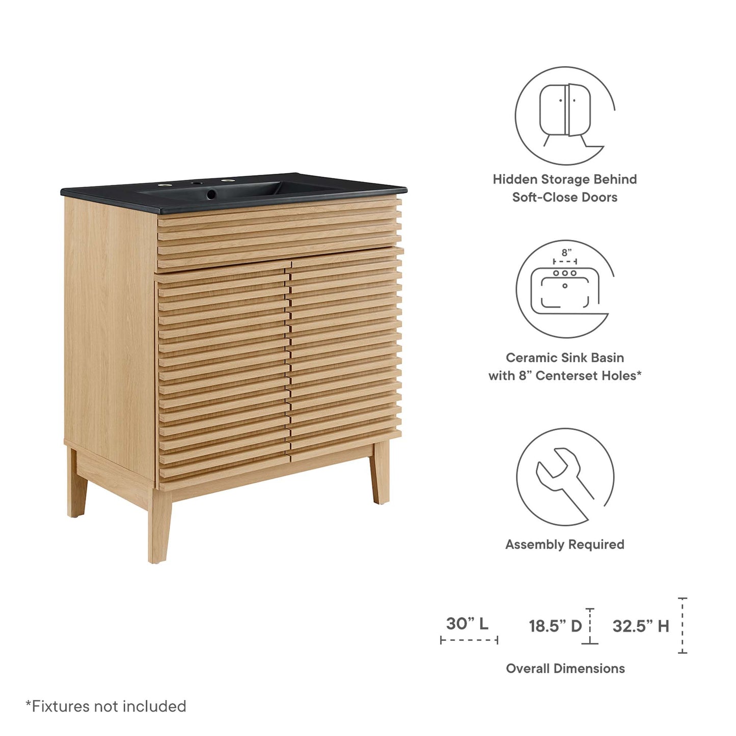 Modway, Render 30" Bathroom Vanity