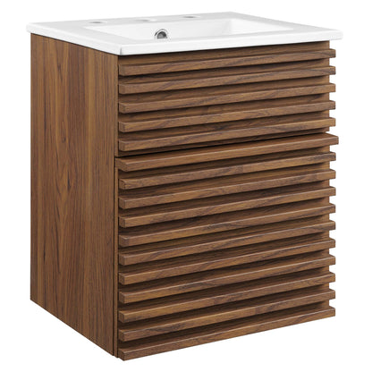 Modway, Render 18" Wall-Mount Bathroom Vanity