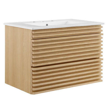 Modway, Render 30" Wall-Mount Bathroom Vanity