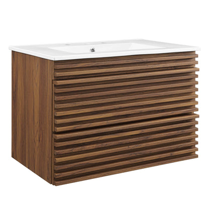 Modway, Render 30" Wall-Mount Bathroom Vanity
