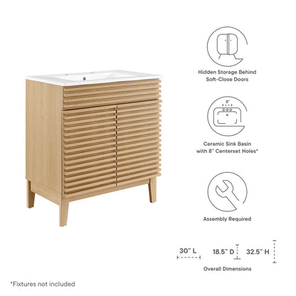 Modway, Render 30" Bathroom Vanity Cabinet