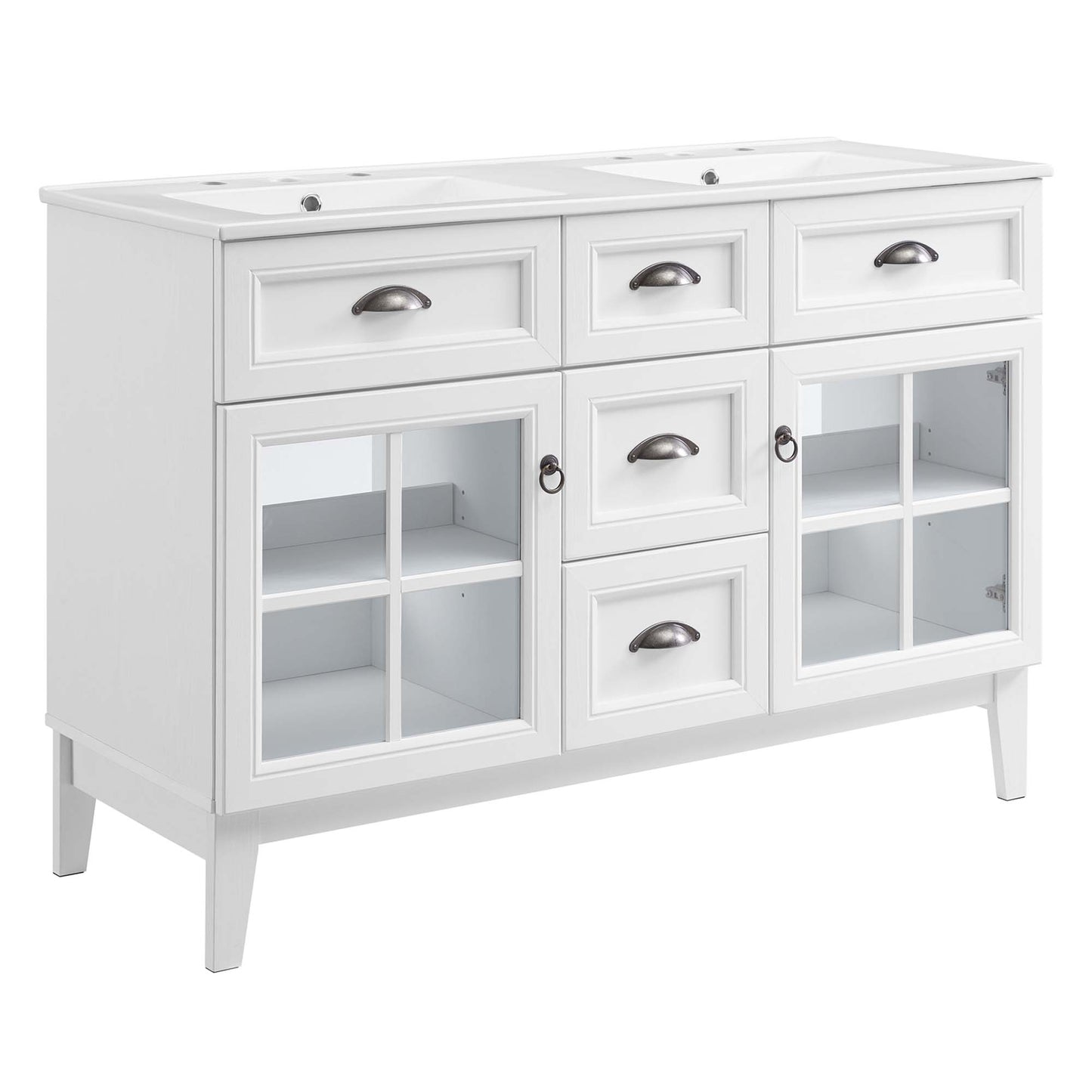Modway, Isle 48" Double Bathroom Vanity Cabinet