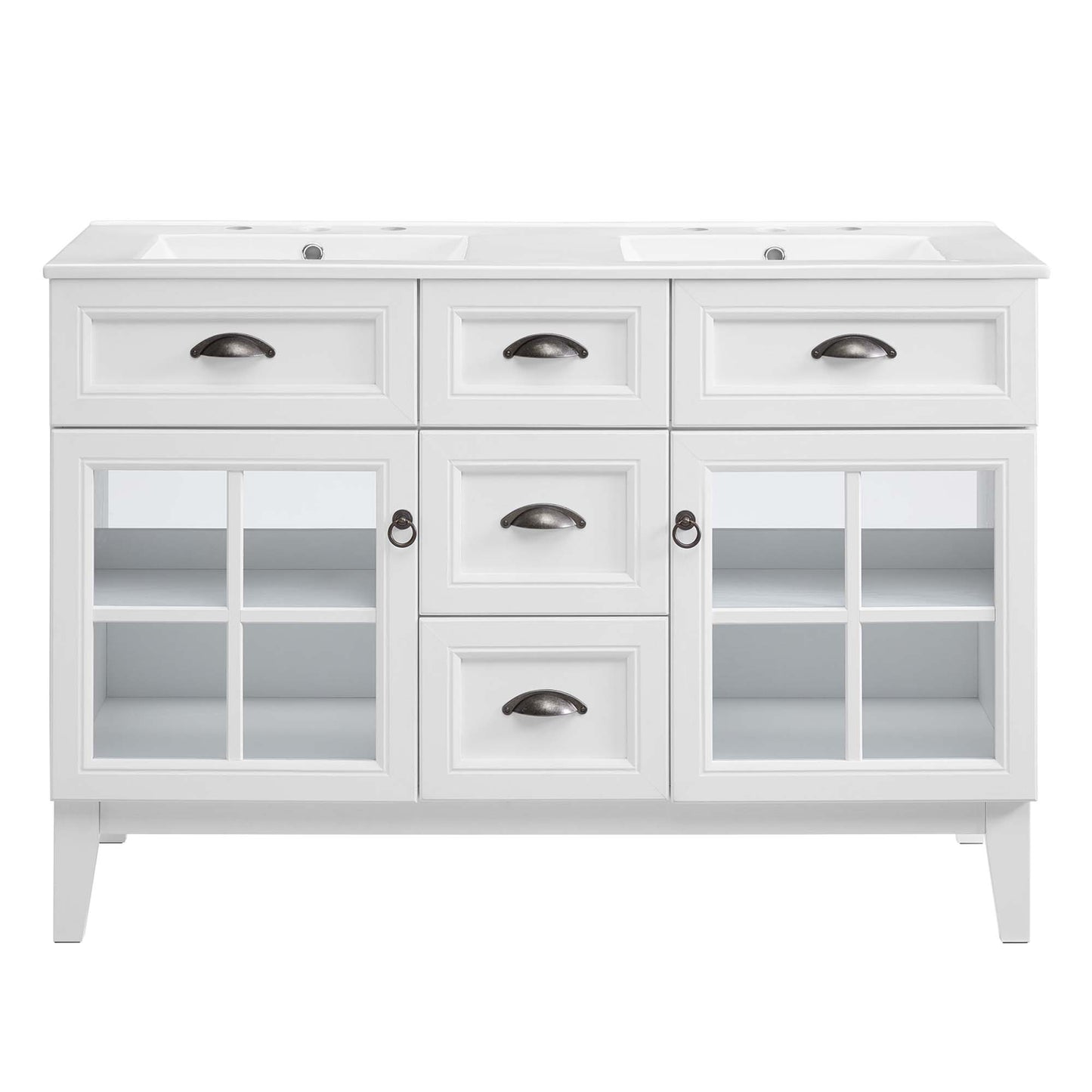 Modway, Isle 48" Double Bathroom Vanity Cabinet
