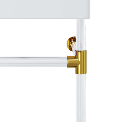 Modway, Redeem 24" Acrylic Wall-Mount Bathroom Vanity