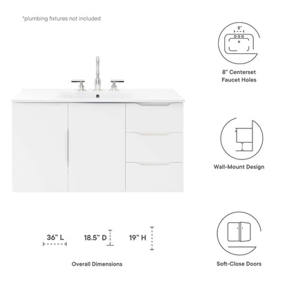 Modway, Vitality 36" Bathroom Vanity