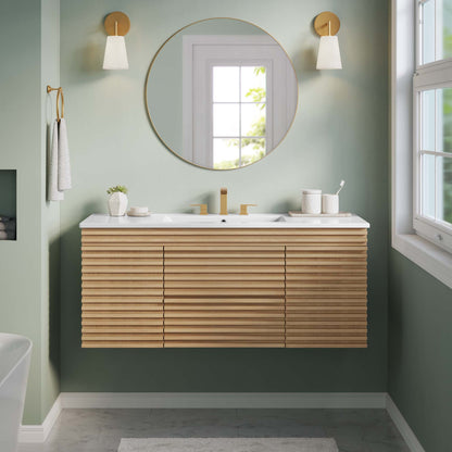 Modway, Render 48" Wall-Mount Bathroom Vanity