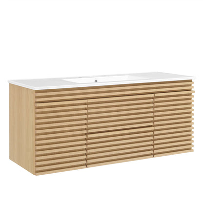 Modway, Render 48" Wall-Mount Bathroom Vanity