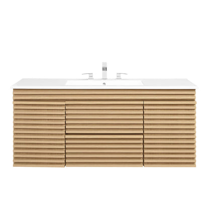 Modway, Render 48" Wall-Mount Bathroom Vanity