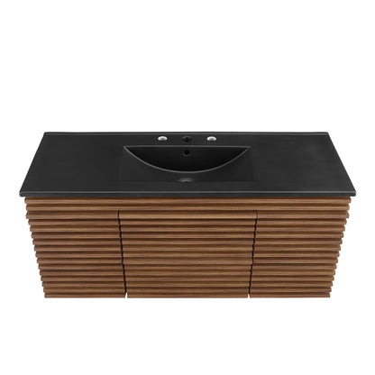 Modway, Render 48" Wall-Mount Bathroom Vanity