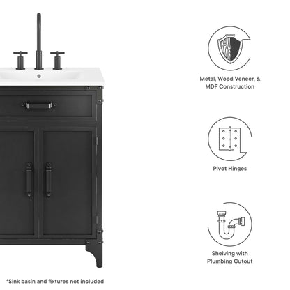 Modway, Steamforge 24" Bathroom Vanity Cabinet (Sink Basin Not Included)