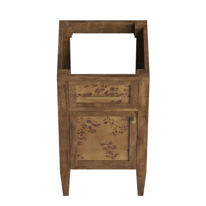 Modway, Elysian 18" Wood Bathroom Vanity Cabinet (Sink Basin Not Included)
