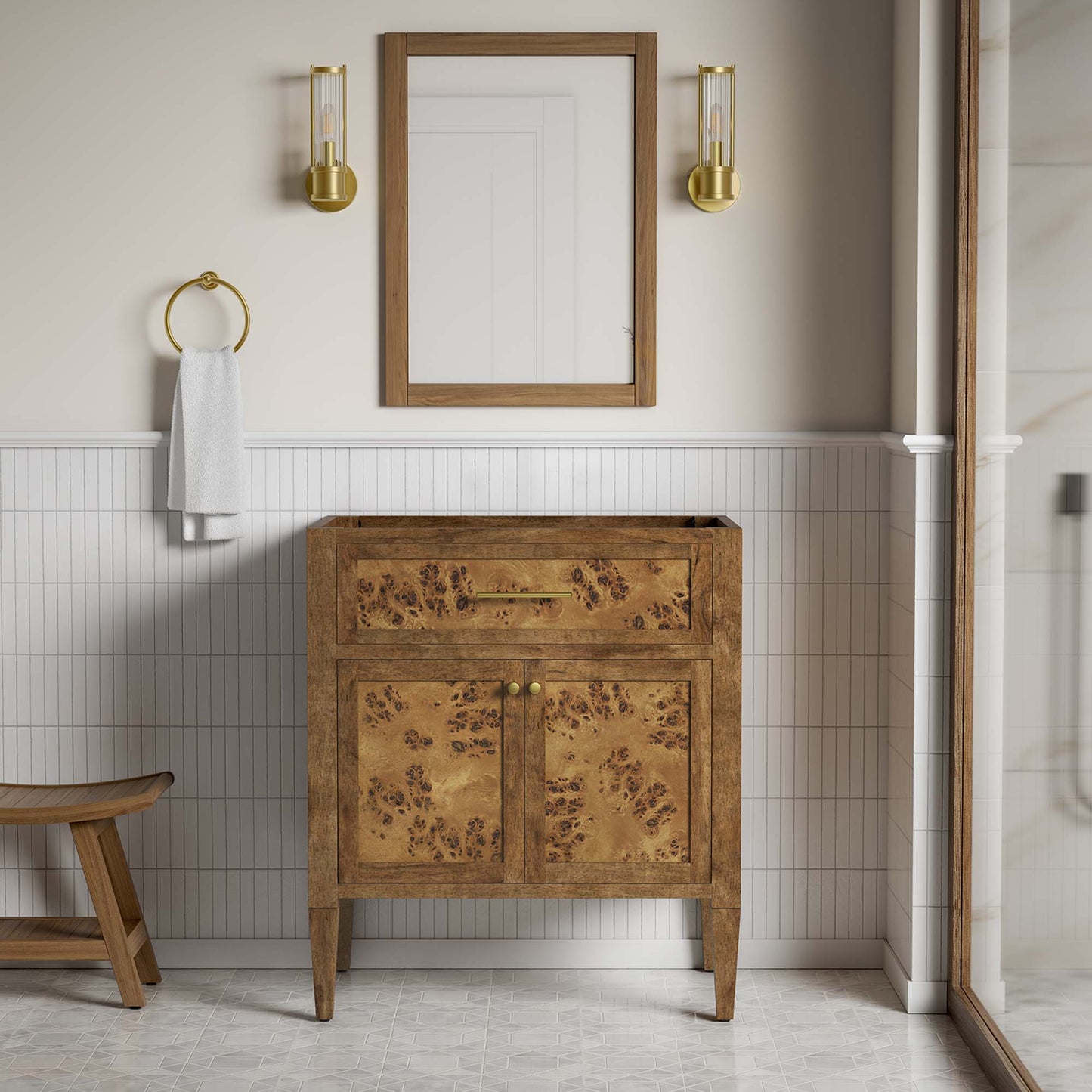 Modway, Elysian 30" Bathroom Vanity Cabinet (Sink Basin Not Included)