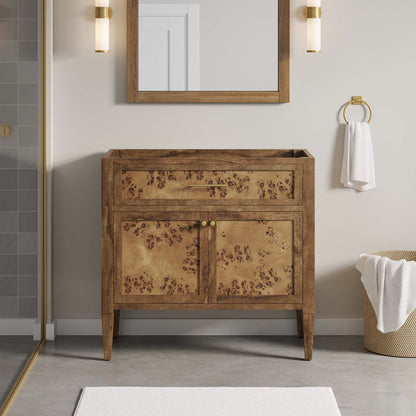 Modway, Elysian 36" Wood Bathroom Vanity Cabinet (Sink Basin Not Included)
