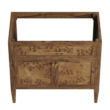 Modway, Elysian 36" Wood Bathroom Vanity Cabinet (Sink Basin Not Included)