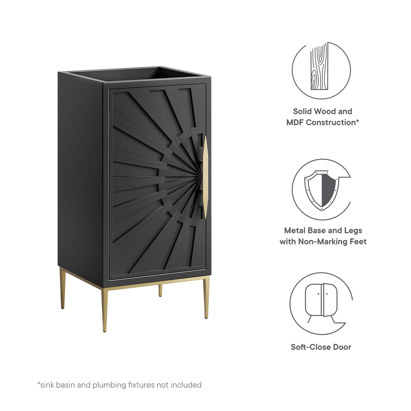 Modway, Awaken 18" Bathroom Vanity Cabinet