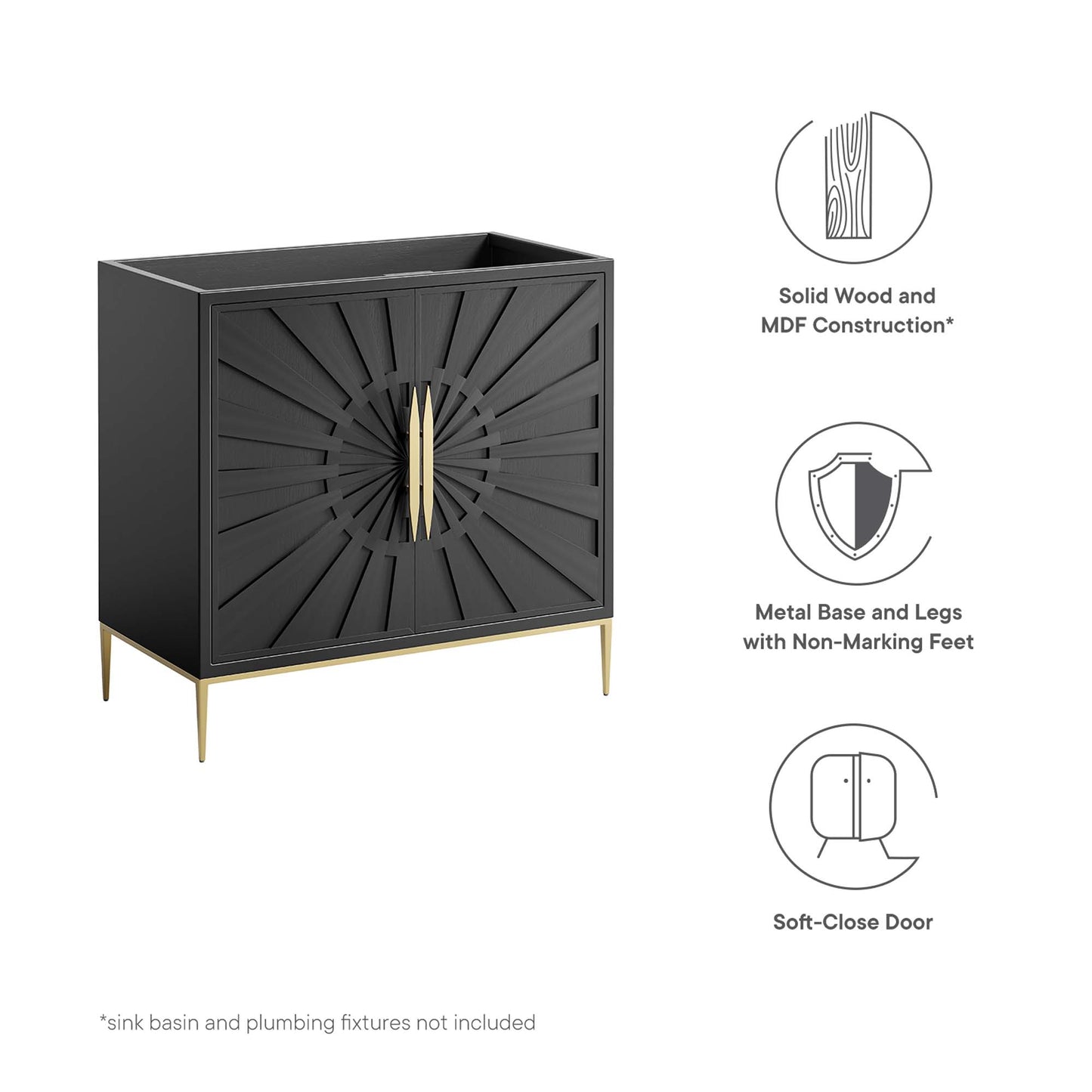 Modway, Awaken 36" Bathroom Vanity Cabinet