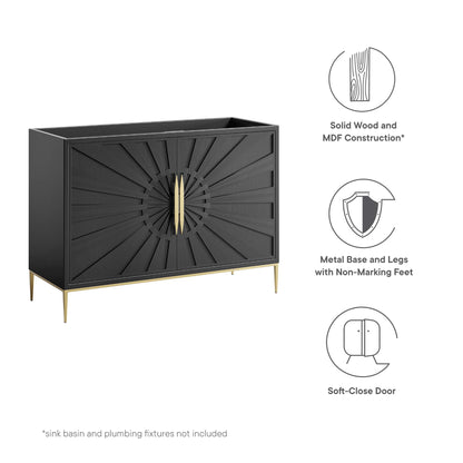 Modway, Awaken 48" Double or Single Sink Compatible (Not Included) Bathroom Vanity Cabinet