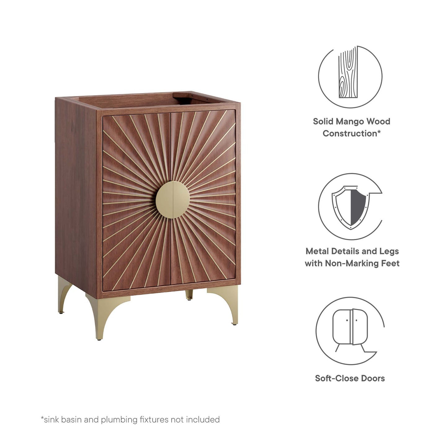 Modway, Daylight 24" Bathroom Vanity Cabinet