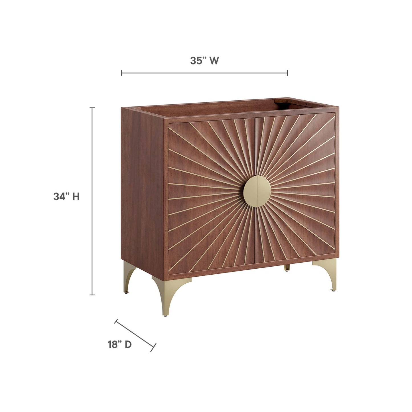 Modway, Daylight 36" Bathroom Vanity Cabinet