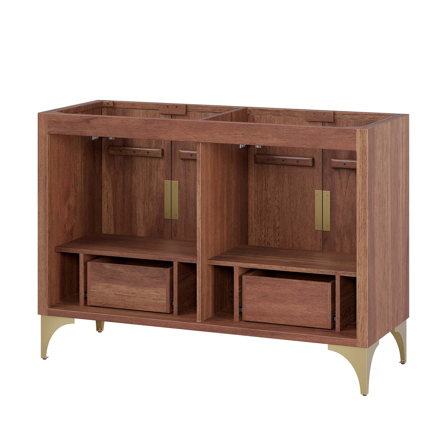 Modway, Daylight 48" Double Sink Compatible (Not Included) Bathroom Vanity Cabinet