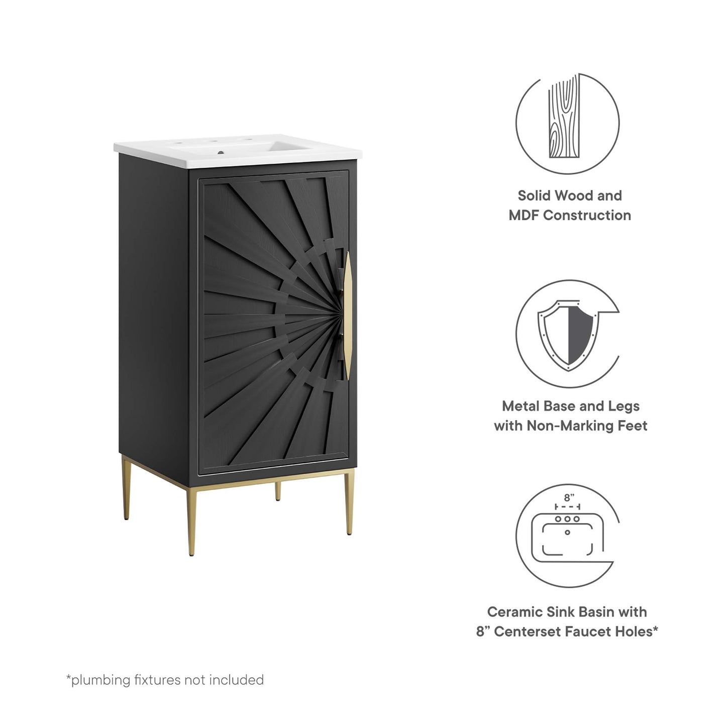 Modway, Awaken 18" Bathroom Vanity