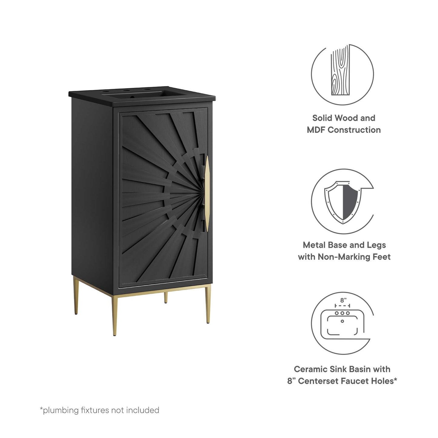 Modway, Awaken 18" Bathroom Vanity