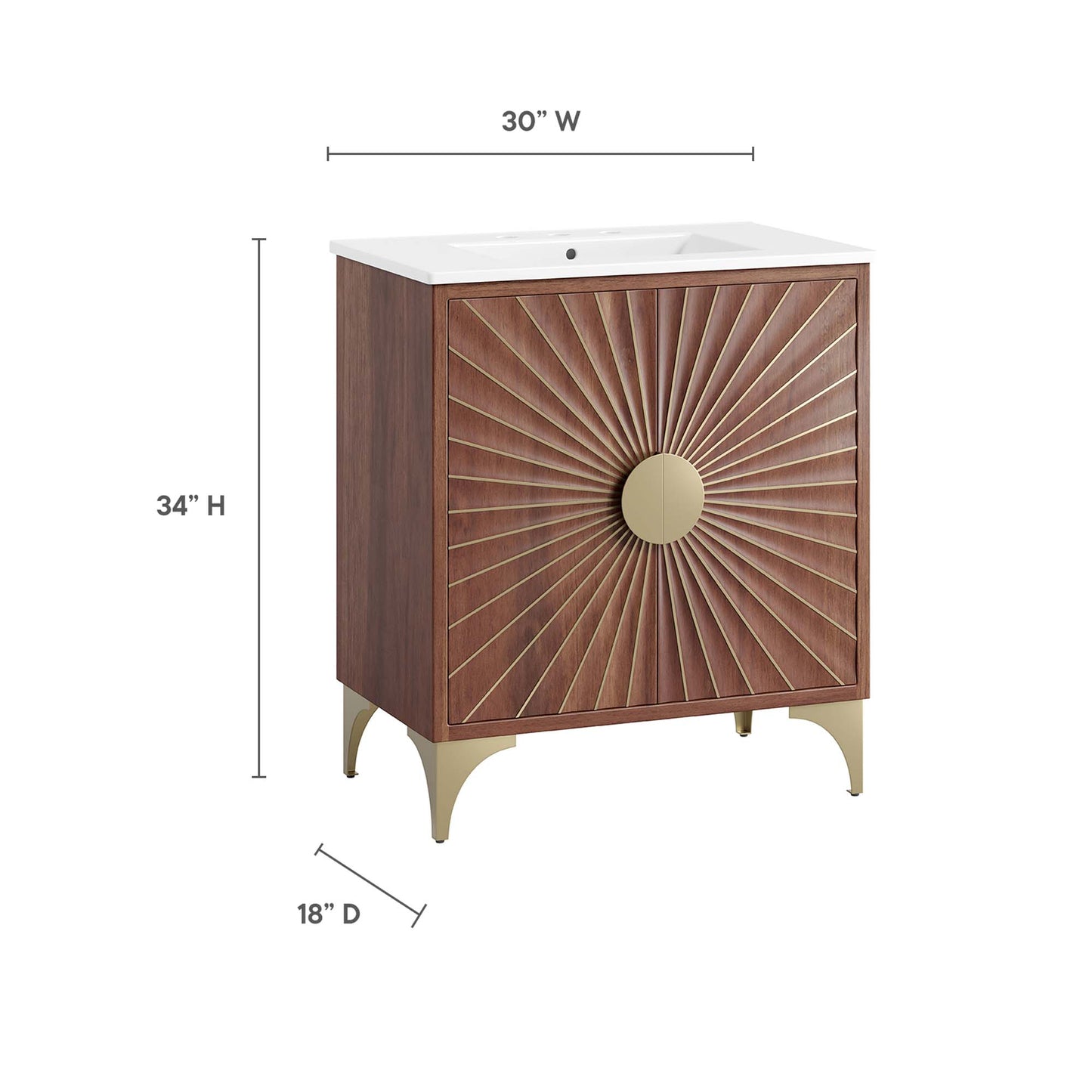 Modway, Daylight 30" Bathroom Vanity