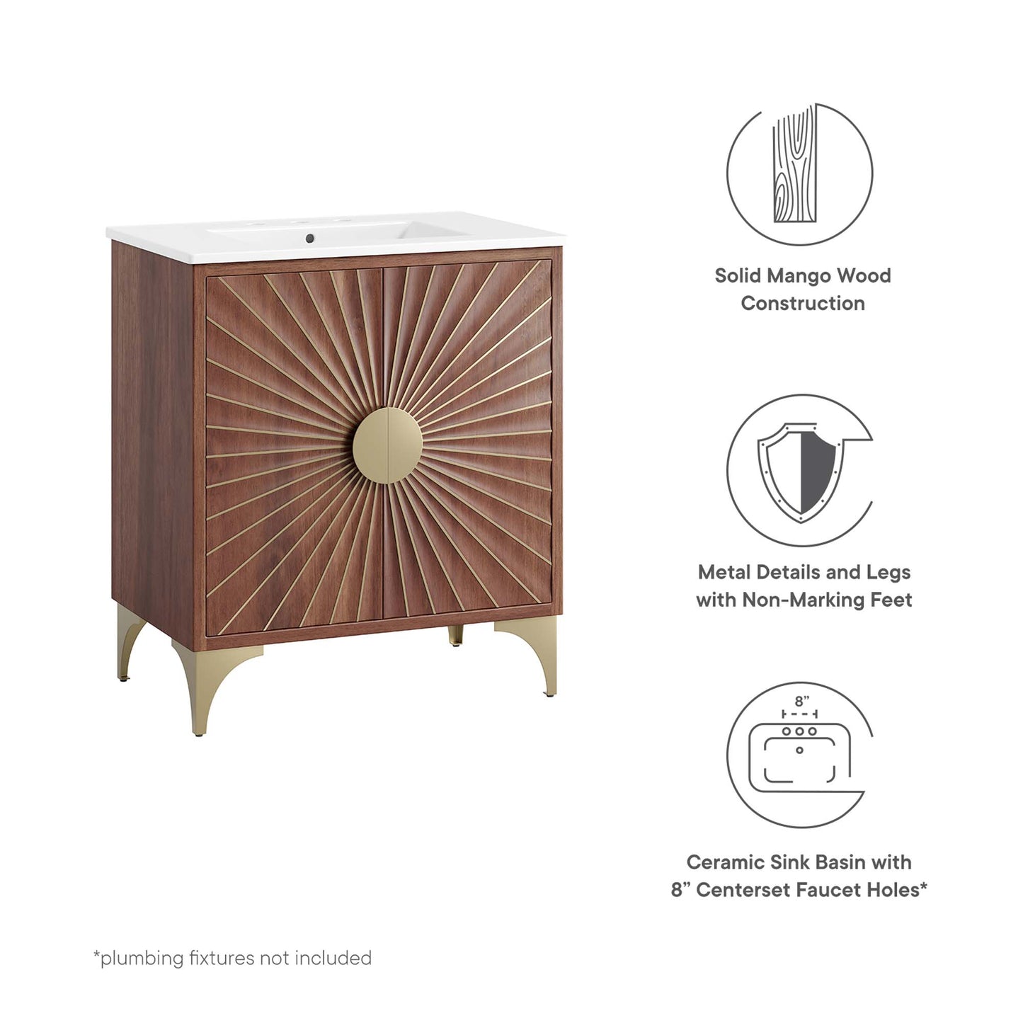 Modway, Daylight 30" Bathroom Vanity