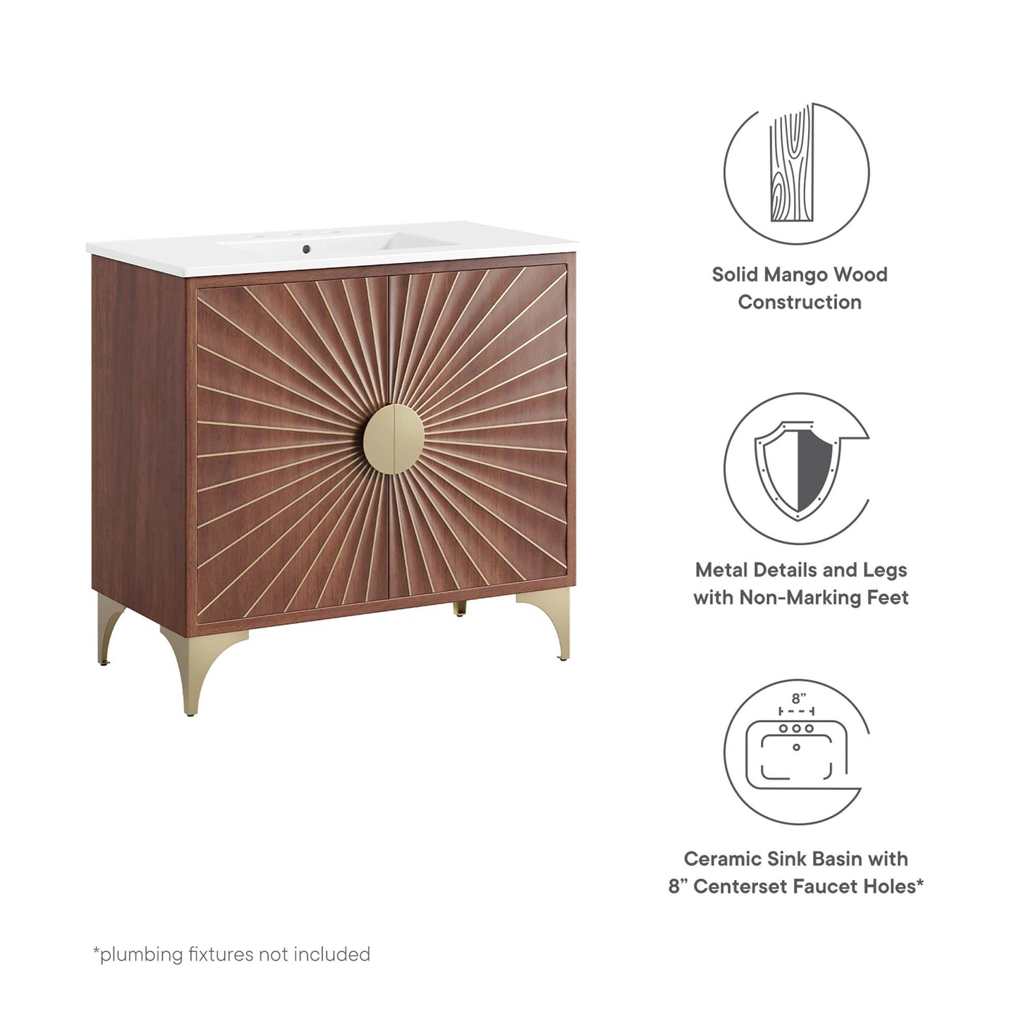 Modway, Daylight 36" Bathroom Vanity