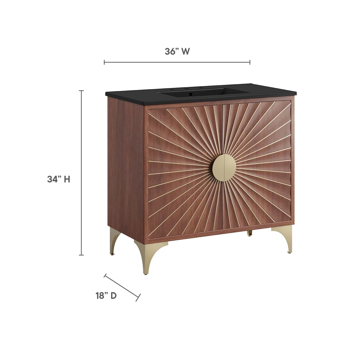Modway, Daylight 36" Bathroom Vanity