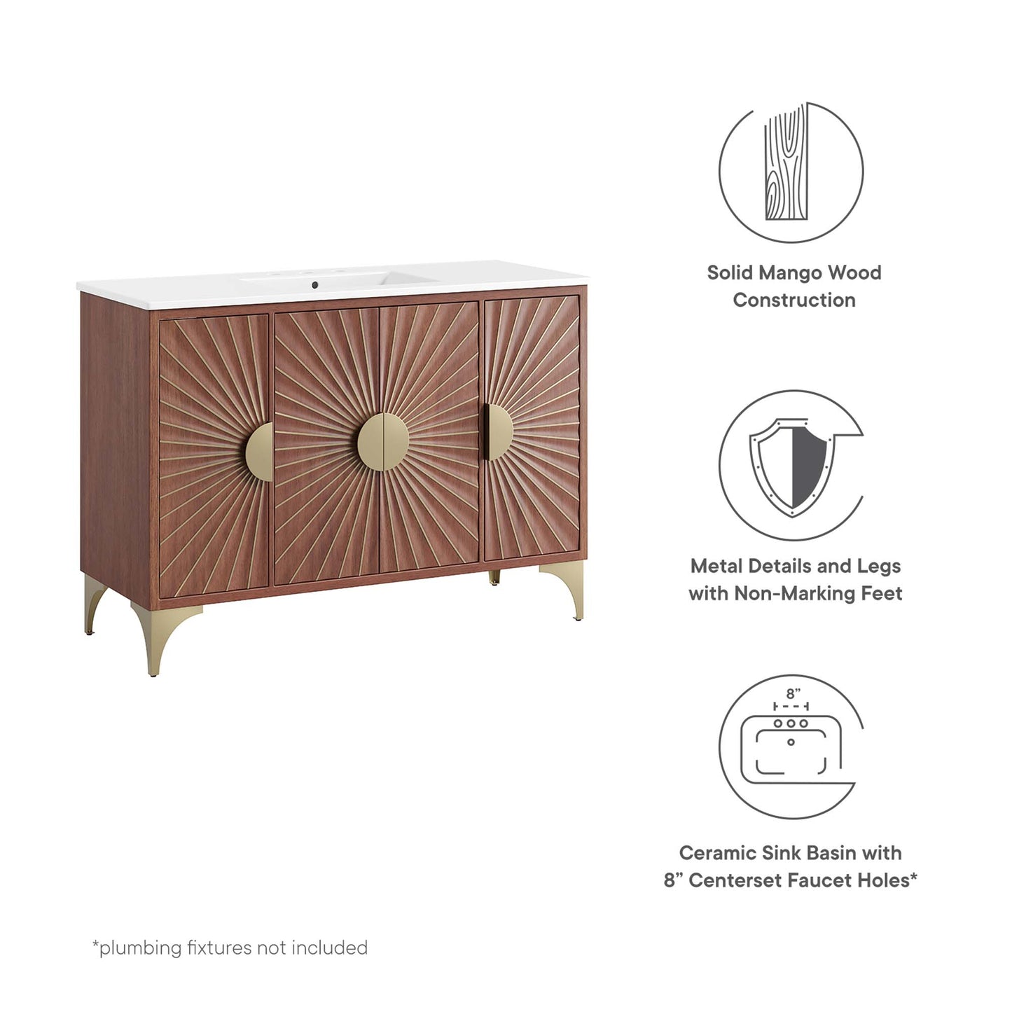 Modway, Daylight 48" Bathroom Vanity