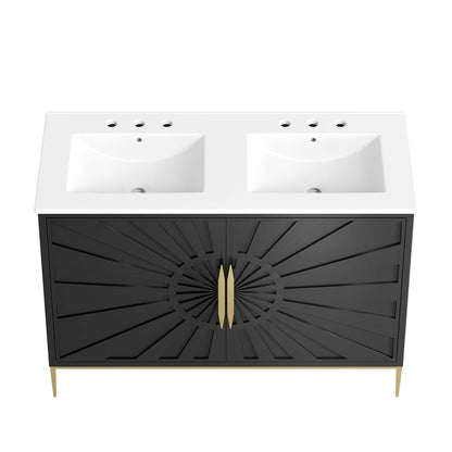 Modway, Awaken 48" Double Sink Bathroom Vanity