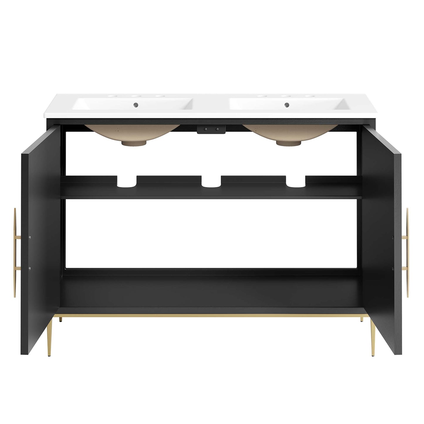 Modway, Awaken 48" Double Sink Bathroom Vanity