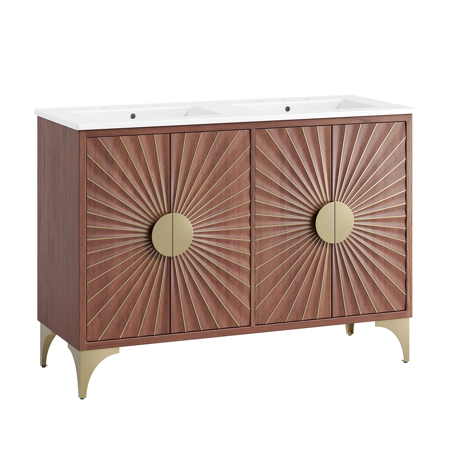 Modway, Daylight 48" Double Sink Bathroom Vanity