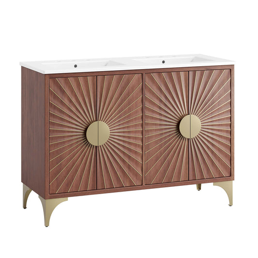 Modway, Daylight 48" Double Sink Bathroom Vanity