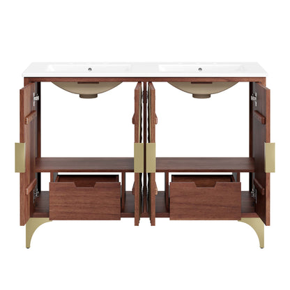 Modway, Daylight 48" Double Sink Bathroom Vanity