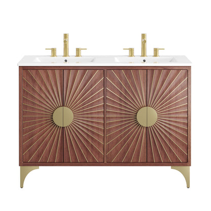 Modway, Daylight 48" Double Sink Bathroom Vanity