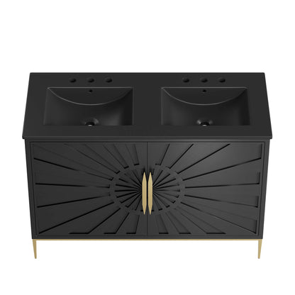 Modway, Awaken 48" Double Sink Bathroom Vanity