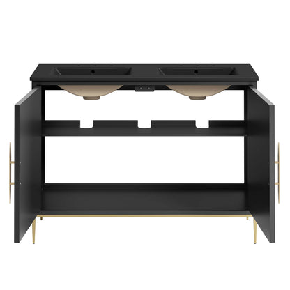 Modway, Awaken 48" Double Sink Bathroom Vanity