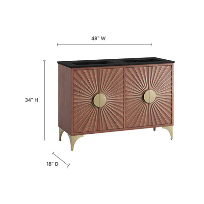 Modway, Daylight 48" Double Sink Bathroom Vanity