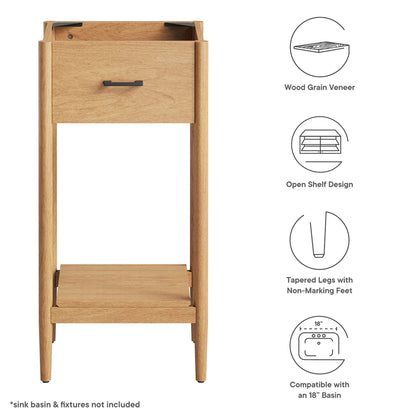 Modway, Zaire 18" Bathroom Vanity Cabinet (Sink Basin Not Included)