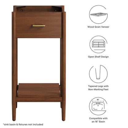 Modway, Zaire 18" Bathroom Vanity Cabinet (Sink Basin Not Included)