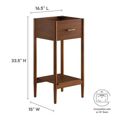 Modway, Zaire 18" Bathroom Vanity Cabinet (Sink Basin Not Included)