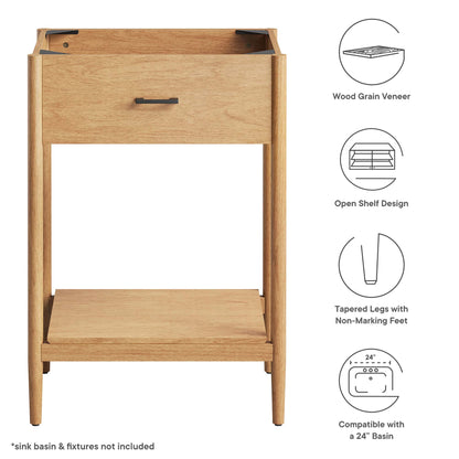 Modway, Zaire 24" Bathroom Vanity Cabinet (Sink Basin Not Included)