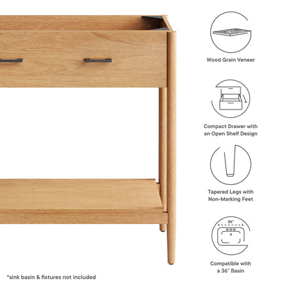 Modway, Zaire 36" Bathroom Vanity Cabinet (Sink Basin Not Included)