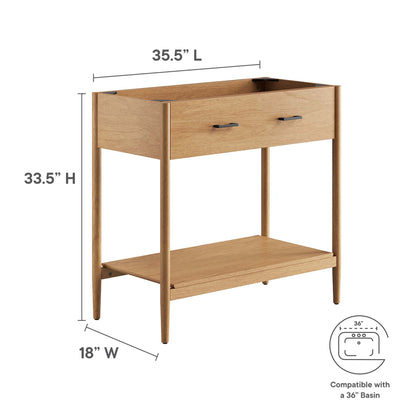 Modway, Zaire 36" Bathroom Vanity Cabinet (Sink Basin Not Included)