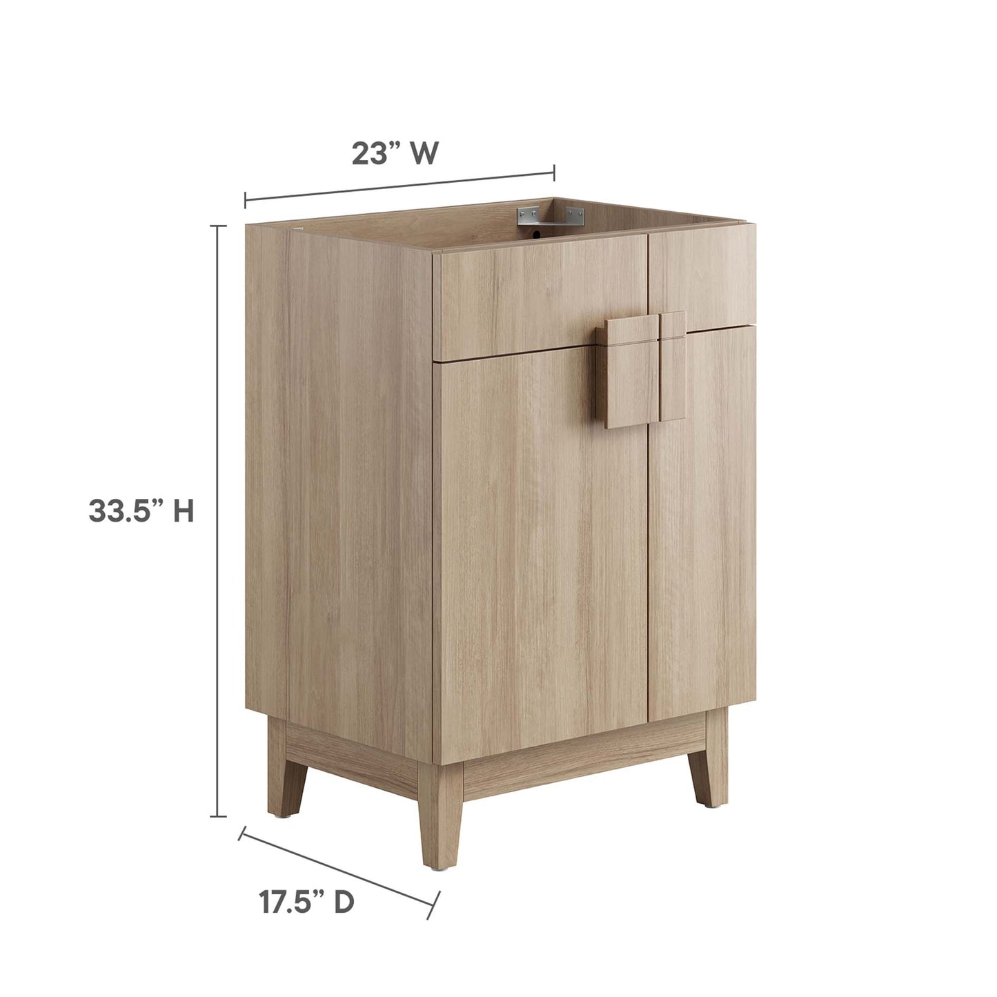Modway, Miles 24” Bathroom Vanity Cabinet (Sink Basin Not Included)