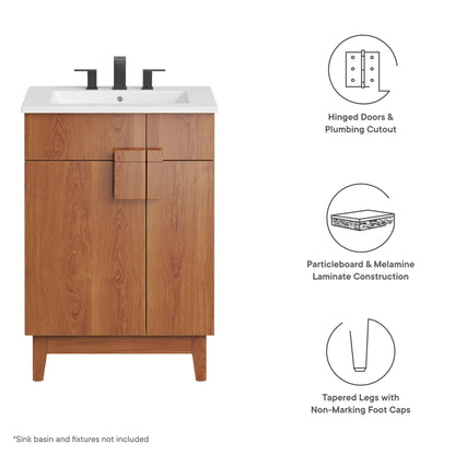Modway, Miles 24” Bathroom Vanity Cabinet (Sink Basin Not Included)
